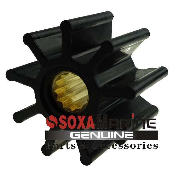 舷內(nèi)機水泵柔性橡膠葉輪可替換捷斯克葉輪Jabsco Impeller 836-0001