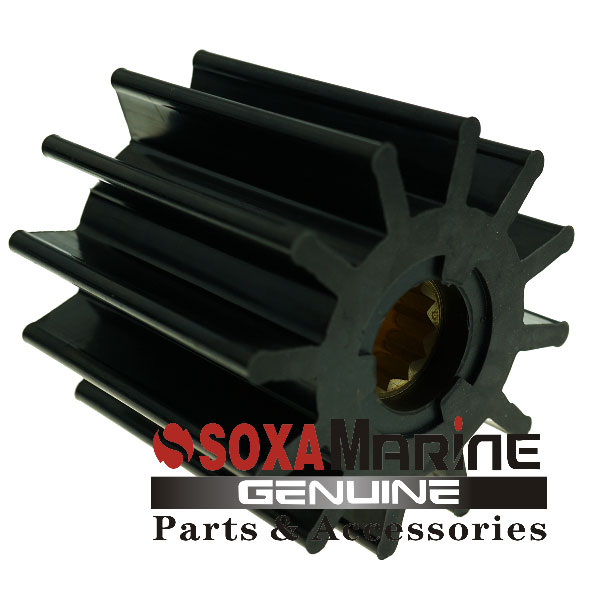內(nèi)燃機(jī)冷卻水泵柔性橡膠葉輪適用于Johnson F9 水泵可替換Johnson Impeller 09-814B